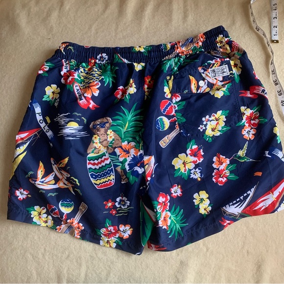 Polo bear Hawaiian swim shorts. Xl - Picture 5 of 7